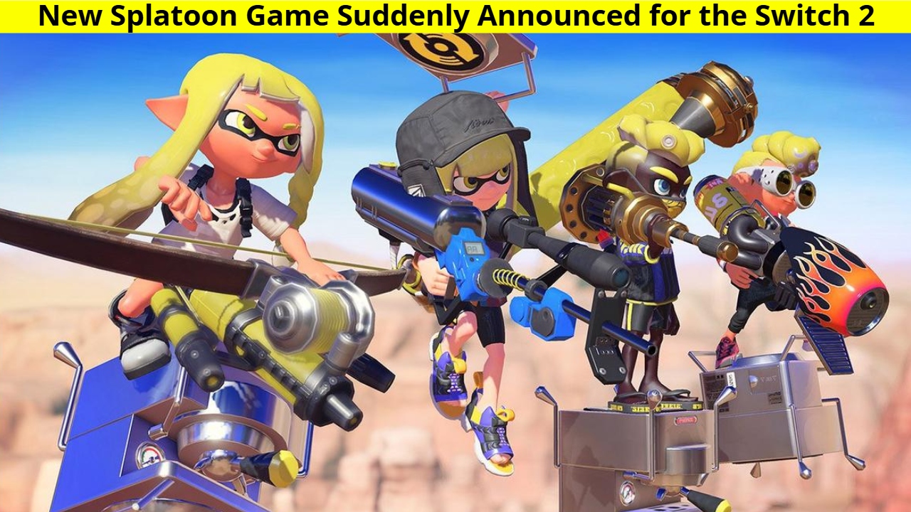 New Splatoon Game Suddenly Announced for the Switch 2